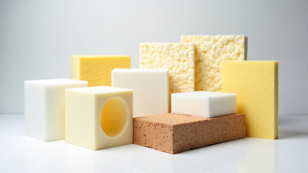 Diversos materiales aislantes utilizados en construcción