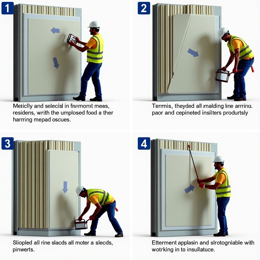 Instalación de sistema SATE en fachada